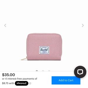 NEW WITH TAGS - Herschel Wallet Tyler - Ash Rose